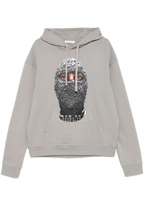 Grey Black Mask sweatshirt Ih nom uh nit - men